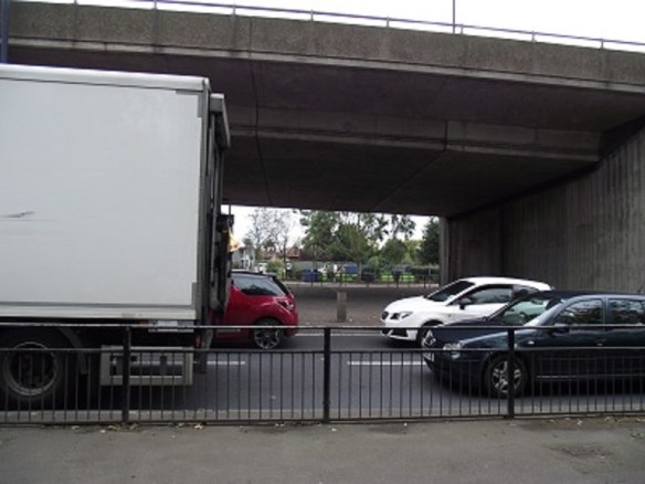North west slip road, Greenford Flyover (Albertina McNeill 2014)